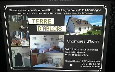Bed and breakfast Terre D'ablois Saint-Martin-dʼAblois